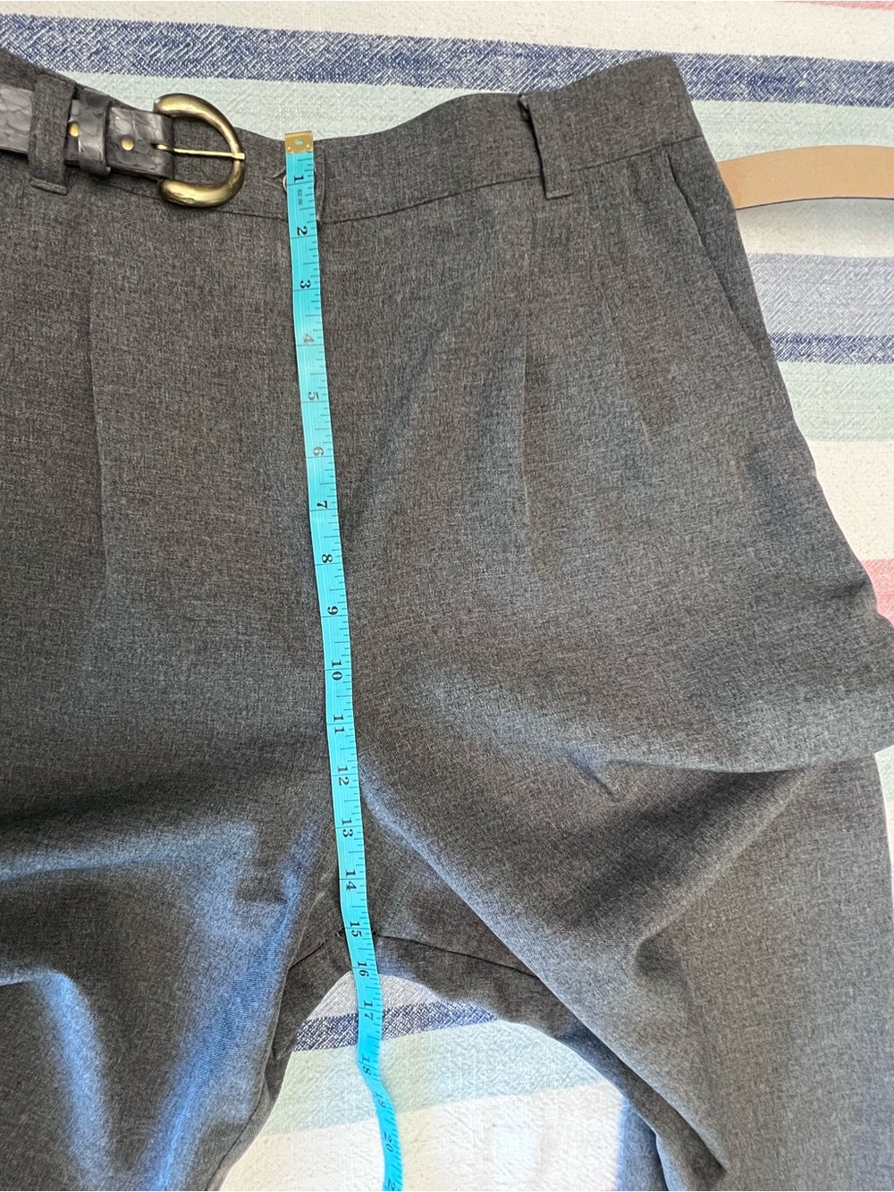 Counterparts Women's Charcoal Gray Straight-Leg Trousers - Picture 6 of 8